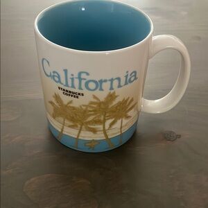 Starbucks Blue and Brown California Collector's Mug